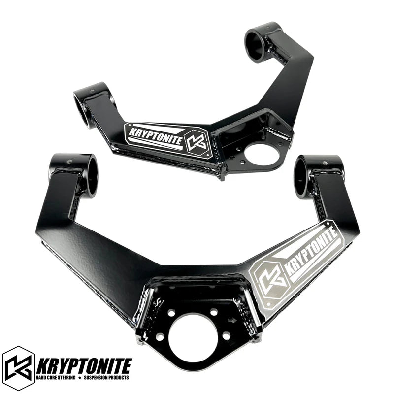 KRYPTONITE UPPER CONTROL ARM STAINLESS LOGO PLATES | 2011–2025 GM HD