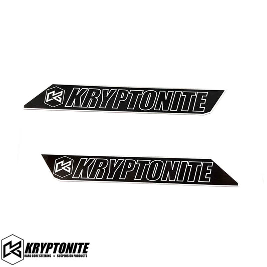 KRYPTONITE UPPER CONTROL ARM LOGO PLATES UCA99 (KRUCA99PLATES)
