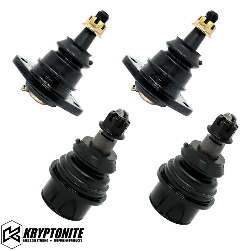 KRYPTONITE UPPER AND LOWER BALL JOINT PACKAGE DEAL (For Aftermarket Control Arms) 2011-2025 (1119BJPACK-2)