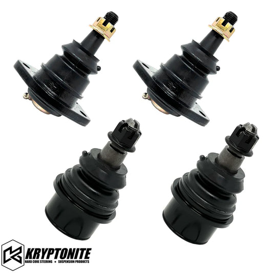KRYPTONITE UPPER AND LOWER BALL JOINT PACKAGE DEAL (For Aftermarket Control Arms) 2011-2025 (1119BJPACK-2)