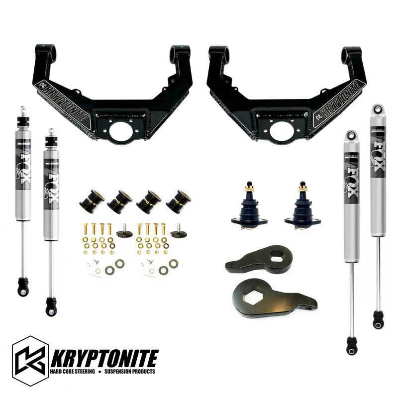 KRYPTONITE STAGE 3 LEVELING KIT WITH FOX SHOCKS 2001-2010
