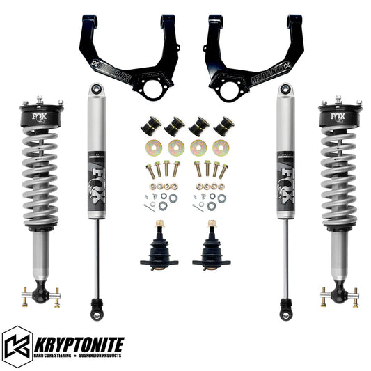 KRYPTONITE STAGE 3 LEVELING KIT WITH FOX 2.0 SHOCKS 1/2 TON 6 LUG 2019+ (KR19STAGE3FOX)