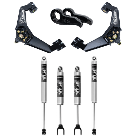 Kryptonite Stage 3 Leveling Kit with Fox Shocks for 2020-2026 Chevy/GMC 2500HD/3500