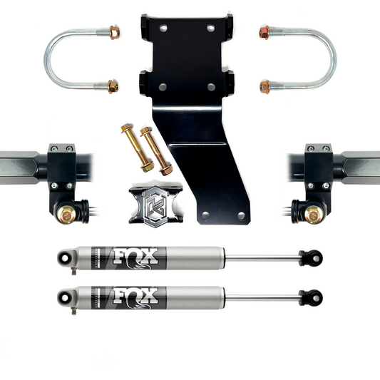 Kryptonite Dual Steering Stabilizer Kit with Fox 2.0 Shocks for 2005-2026 Super Duty F-250/F-350