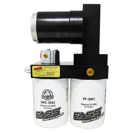 FASS Titanium Signature Series Diesel Fuel System 180F 140GPH (60-65 PSI), Ford Powerstroke 7.3L and 6.0L 1999-2007, Stock-700hp (TSF14180F140G)