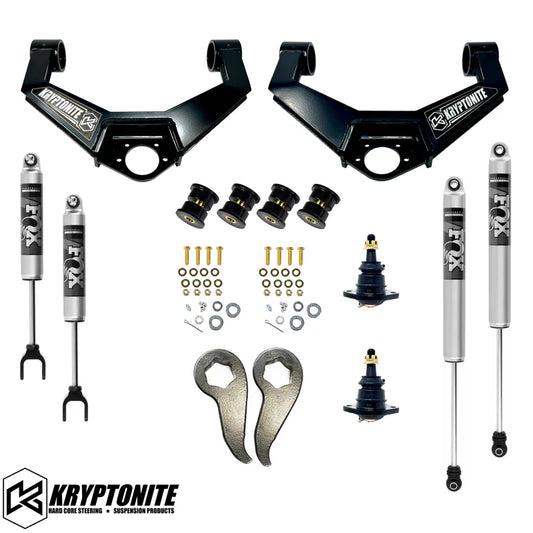 KRYPTONITE STAGE 3 LEVELING KIT WITH FOX SHOCKS 2011-2019 (KRUCA11)