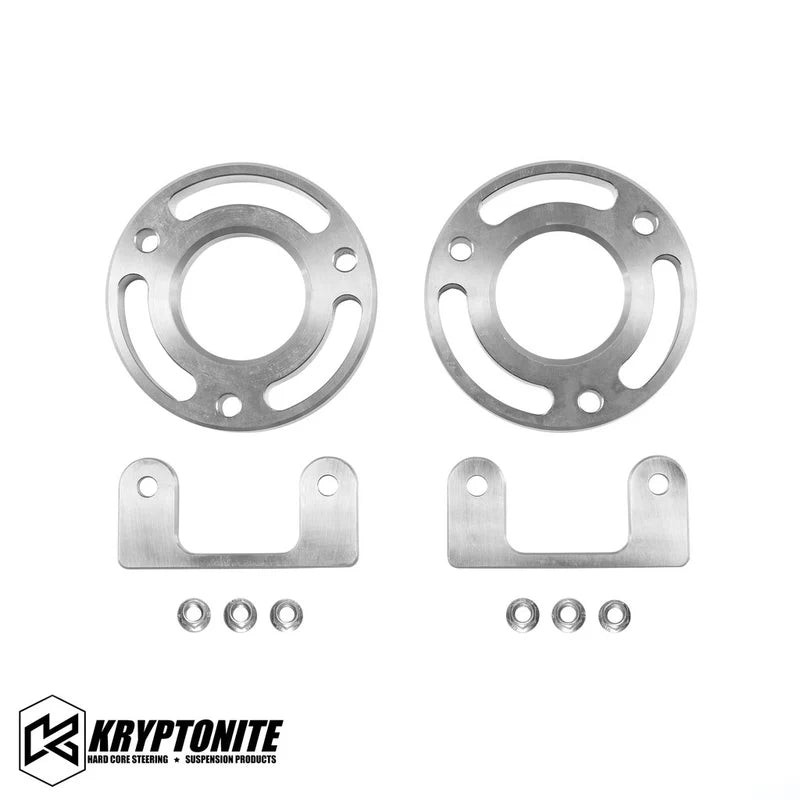 KRYPTONITE STAGE 2 LEVELING KIT FOR 1/2 TON 6-LUG CHEVY/GMC TRUCKS 2014–2018